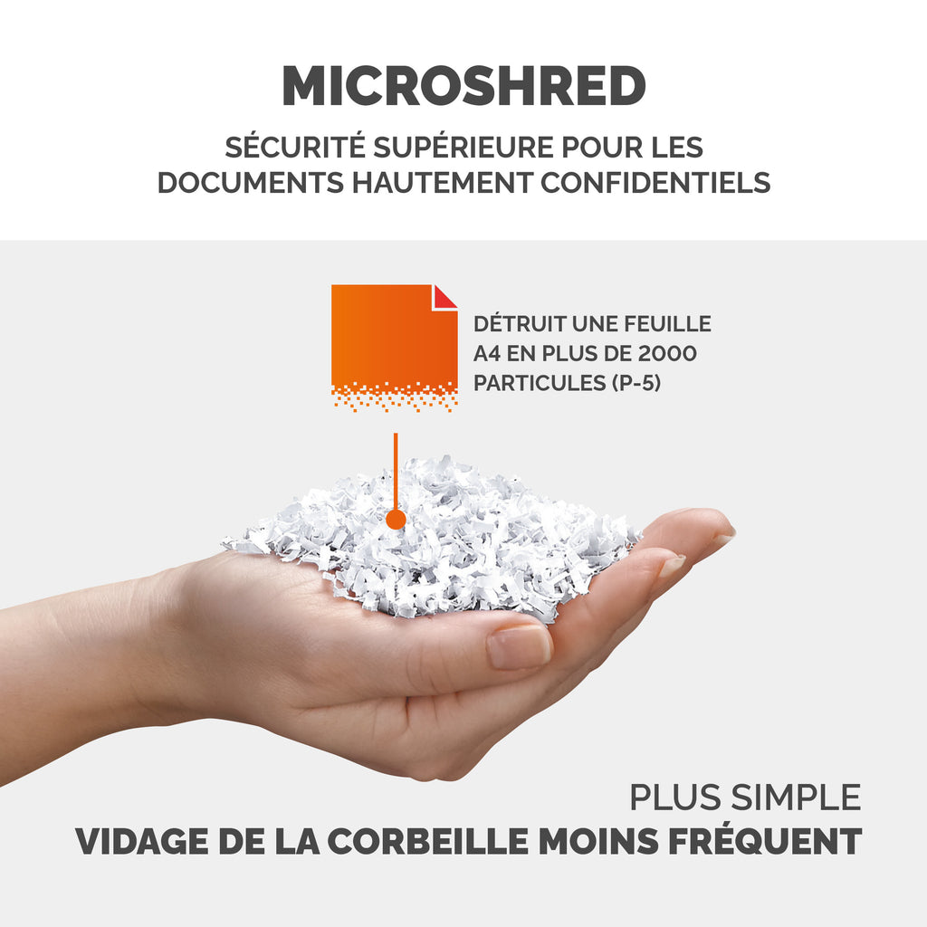 Fellowes Powershred LX221 Destructeur de Documents Microparticules