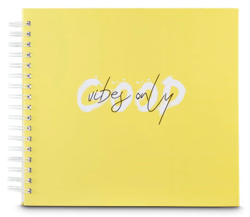 Hama Good Things Album Photo Jaune, 100 Feuilles 10 x 15 cm, Reliure Spiralée