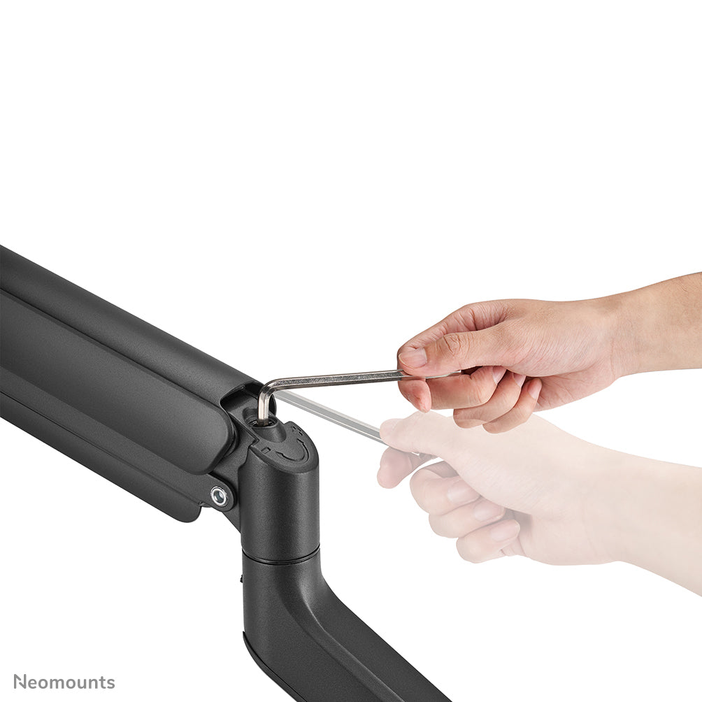 Neomounts DS70PLUS-450BL1 Support d'écran à fixer 17-49" - ressort à gaz - Topfix - arrêt 180°