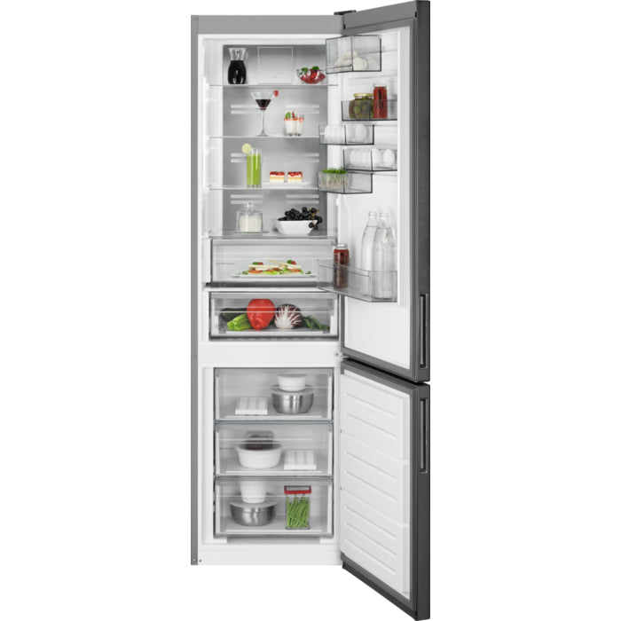 AEG RCS736DXMB Réfrigérateur Combiné Pose Libre 367 L, Noir