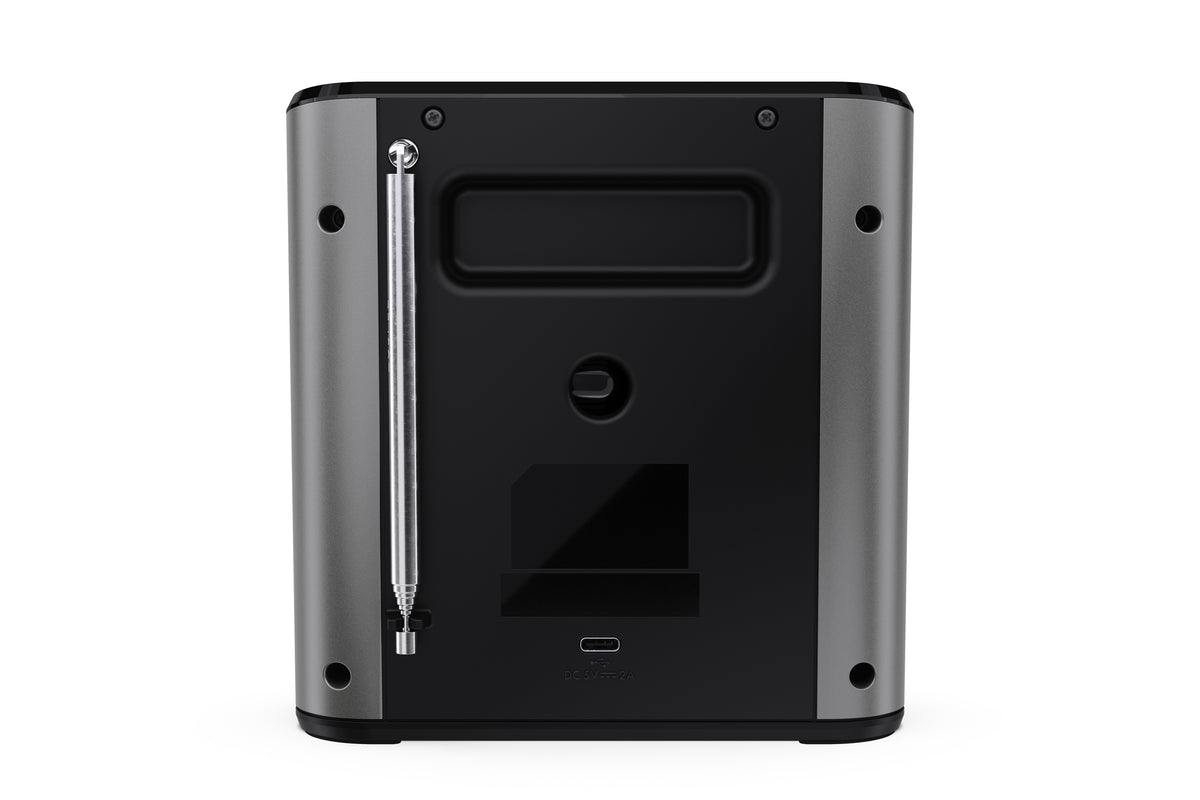 Radio Portable Numérique Osaka, DAB+ FM, 3W, Écran LCD, Gris