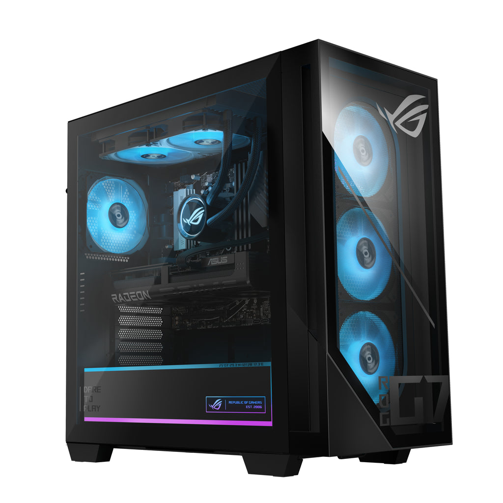 ASUS ROG G700 GM700TZ-R8700F092W PC Tour Gaming, AMD Ryzen 7 8700F, 32 Go DDR5, 2 To SSD, NVIDIA GeForce RTX 5070 Ti, Wi