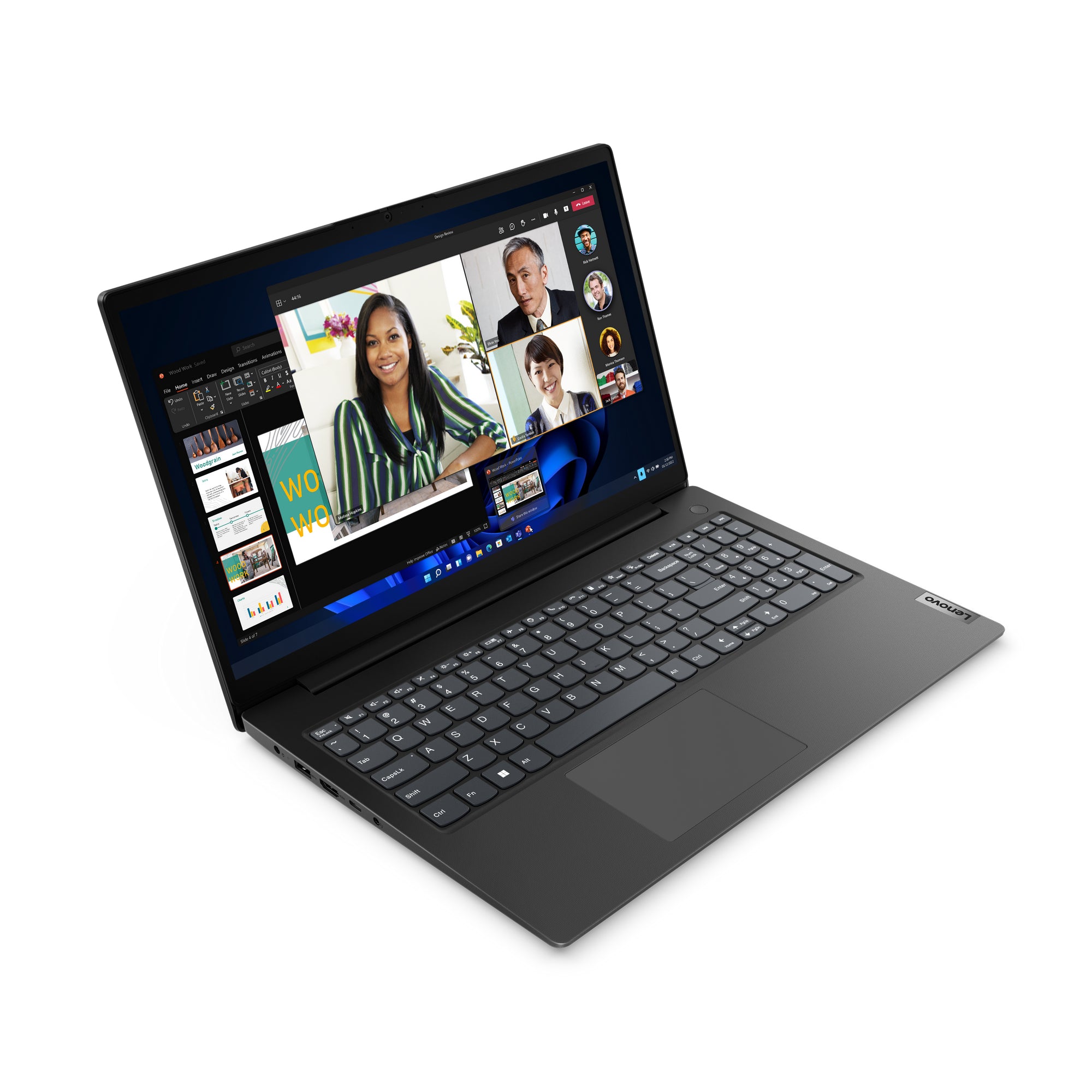 Lenovo V15 G4 AMN AMD Ryzen™ 5 7520U Ordinateur portable 39,6 cm (15.6") Full HD 16 Go LPDDR5-SDRAM 512 Go SSD Wi-Fi 6 (802.11ax) Windows 11 Pro Anglais Noir