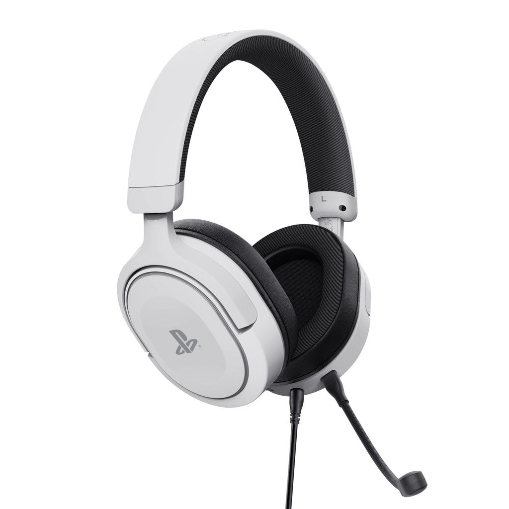 Trust GXT 498 Forta Casque Gaming Filaire avec Arceau, Noir et Blanc