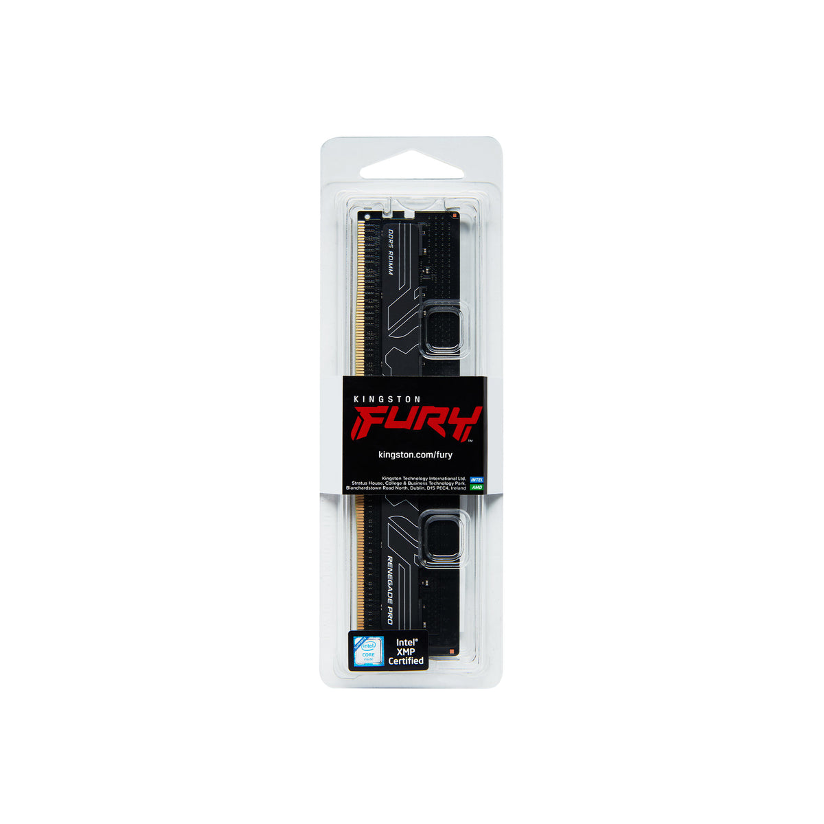 Kingston Technology FURY 16 Go 6400 MT/s DDR5 ECC Reg CL32 DIMM Renegade Pro EXPO