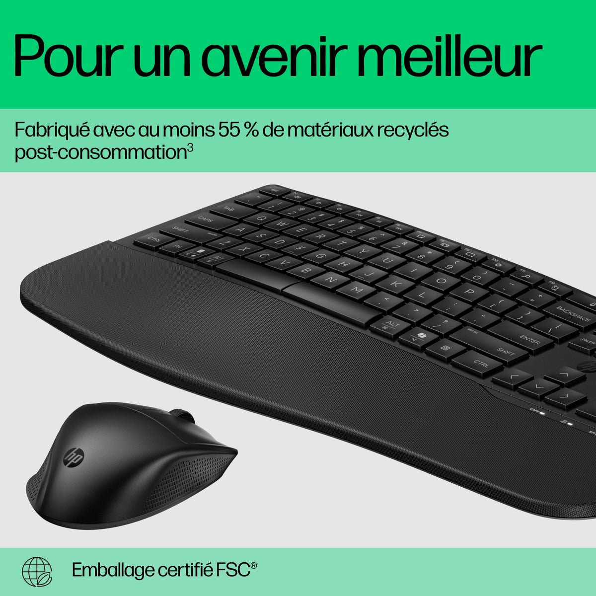 HP Ensemble clavier et souris double mode 680 Comfort - vue 4
