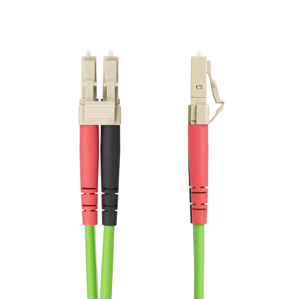 StarTech.com Câble Fibre Optique Multimode OM5 LC à LC (UPC) de 1m, Cordon/Jarretière/Connecteur Fibre Optique 50/125µm Duplex LOMMF Zipcord, VCSEL, 40G/100G, Insensible à la Courbure, Cordon de Liaison Fibre LSZH - vue 2