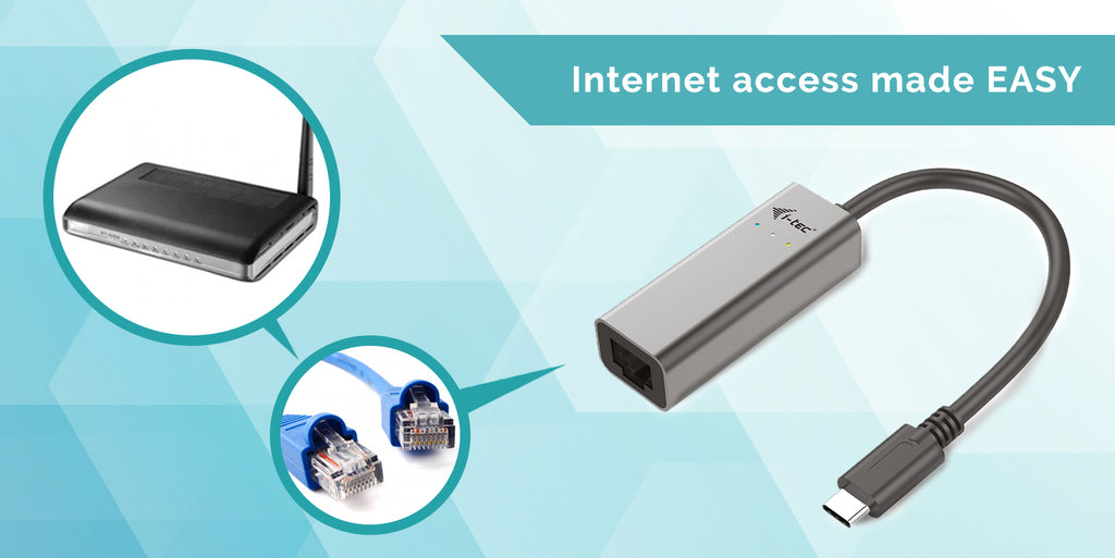 i-tec Adaptateur Ethernet Gigabit USB-C en Métal