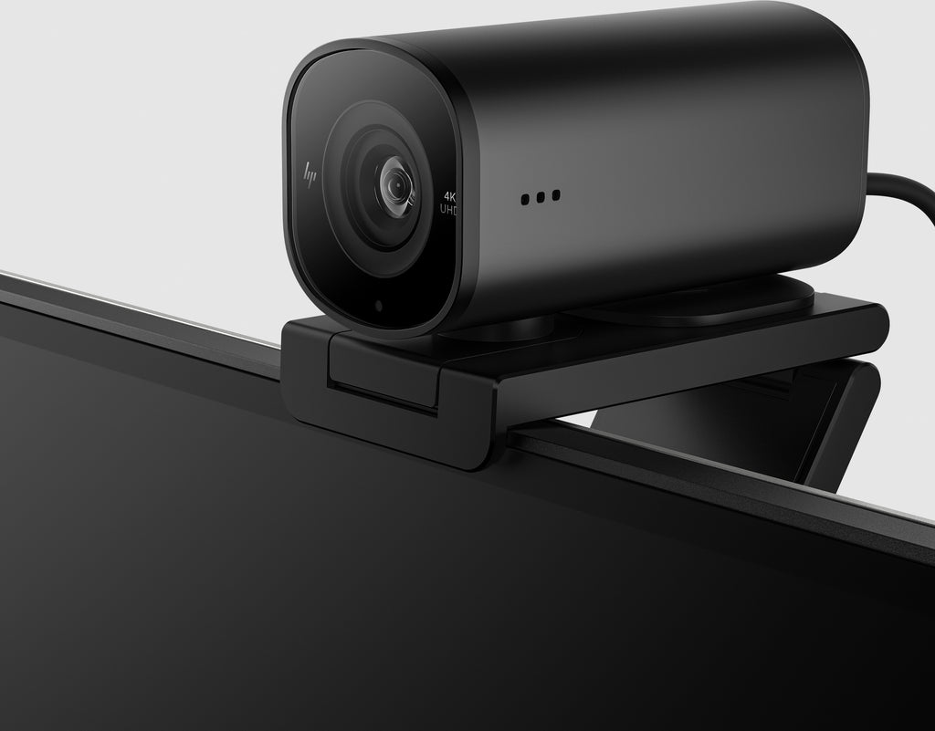 HP Webcam de diffusion 4K 965, 8 MP, Ultra HD, USB, Noir