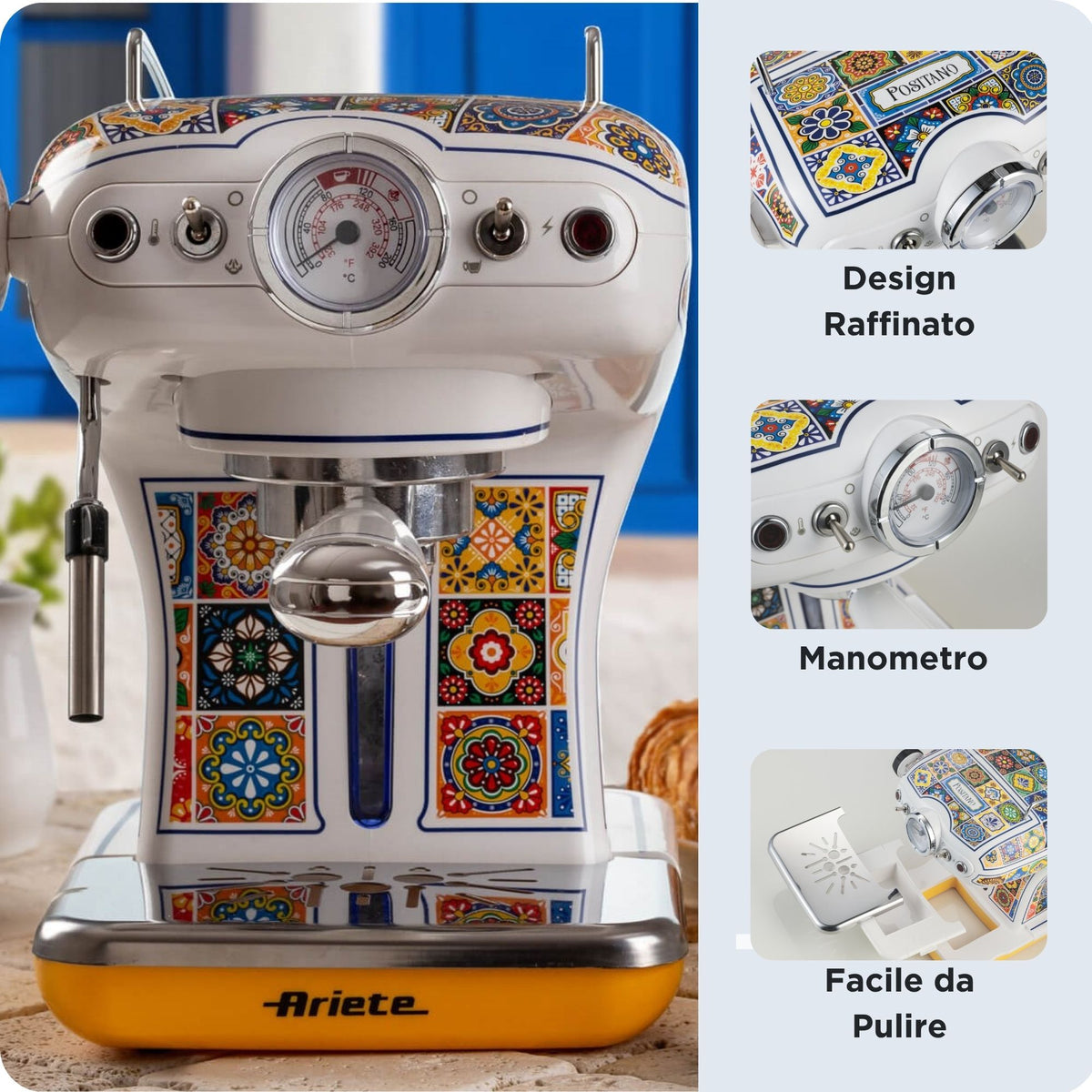 Ariete 1389/1P Manuel Machine à expresso 0,9 L