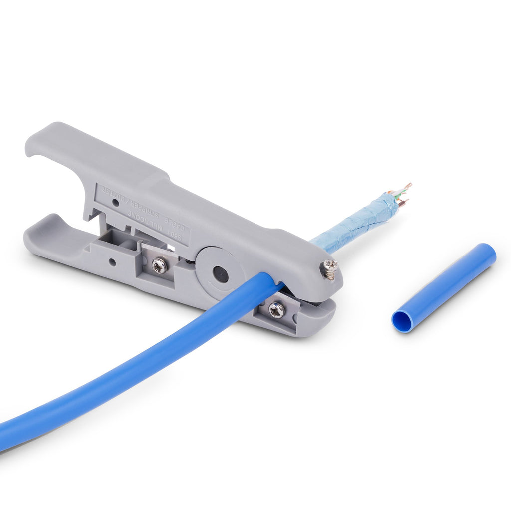 StarTech.com Pince à Dénuder et à Couper les Câbles Réseau, Pince à Dénuder Professionnelle pour Câbles UTP/FTP/STP/Coax, Dénudeur pour Câbles Réseau, Outil Rotatif pour Dénuder et Couper les Câbles