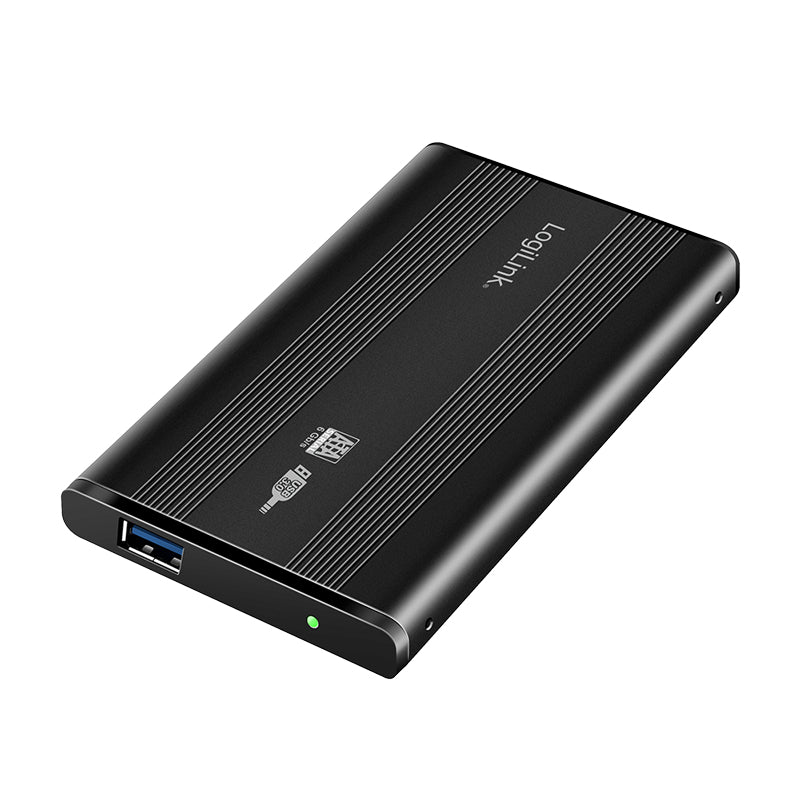 LogiLink UA0106 Boîtier de disques de stockage Noir 2.5" Alimenté par port USB