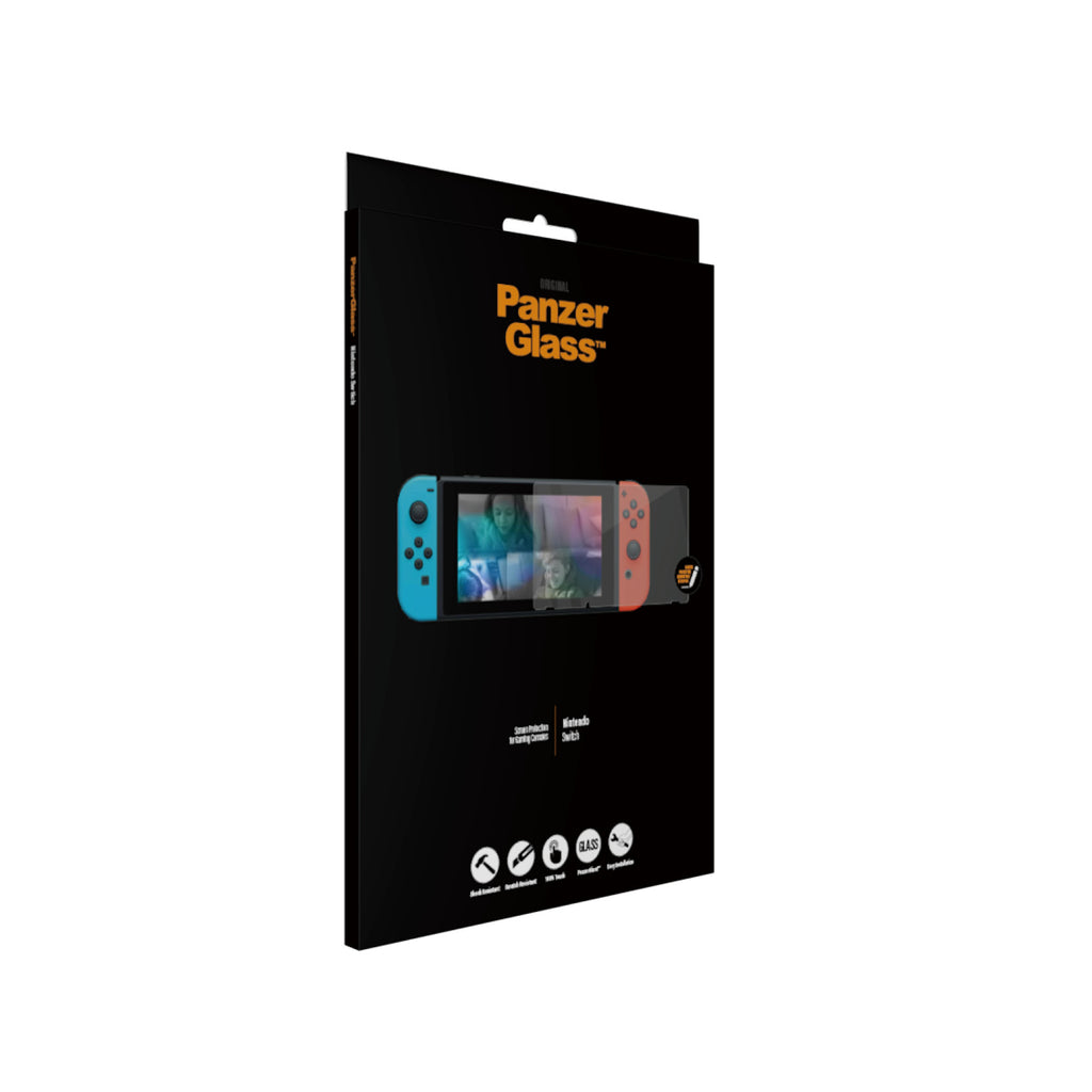 PanzerGlass Protection d'écran pour Nintendo Switch, Verre Trempé Transparent, 1 pièce