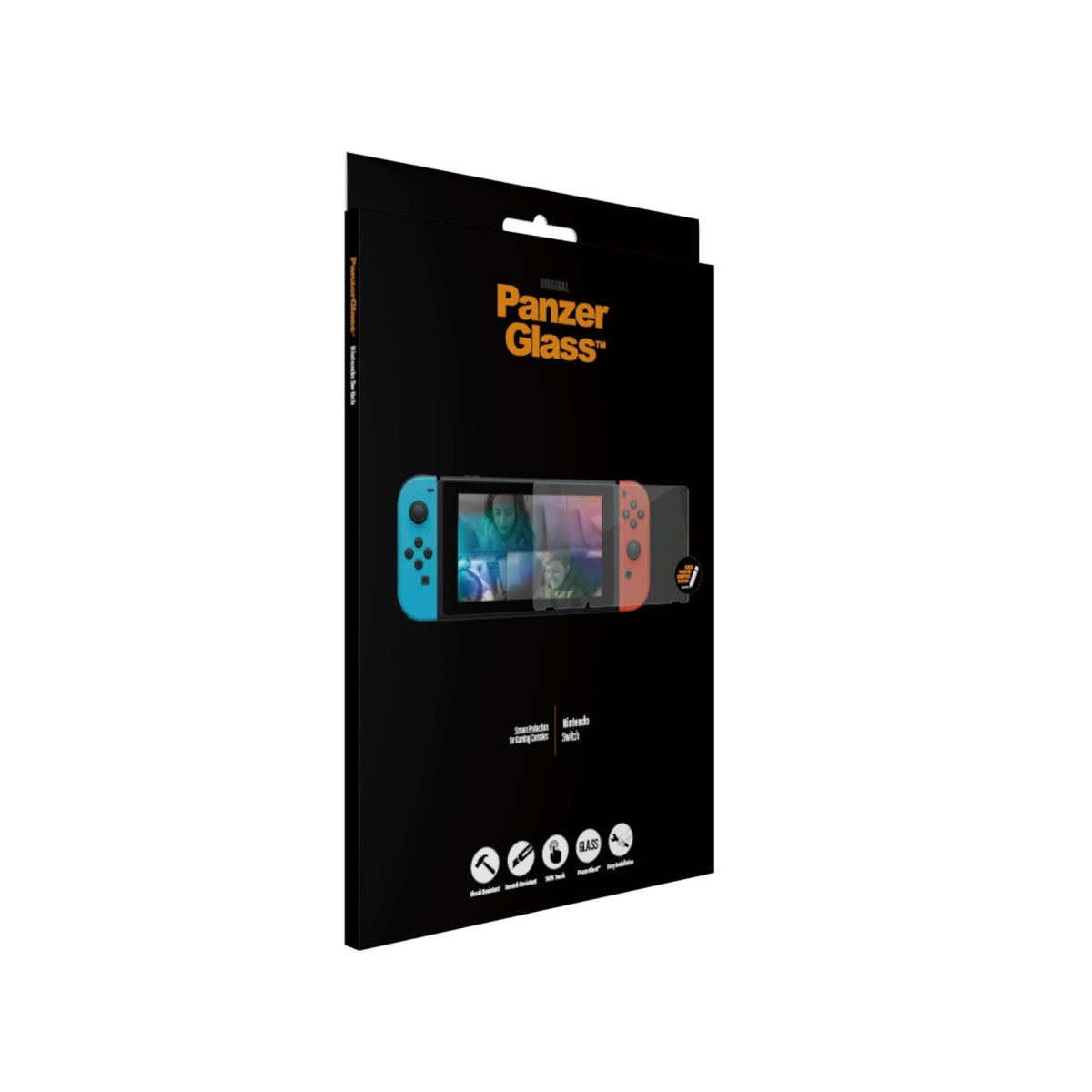 PanzerGlass Protection d'écran pour Nintendo Switch, Verre Trempé Transparent, 1 pièce