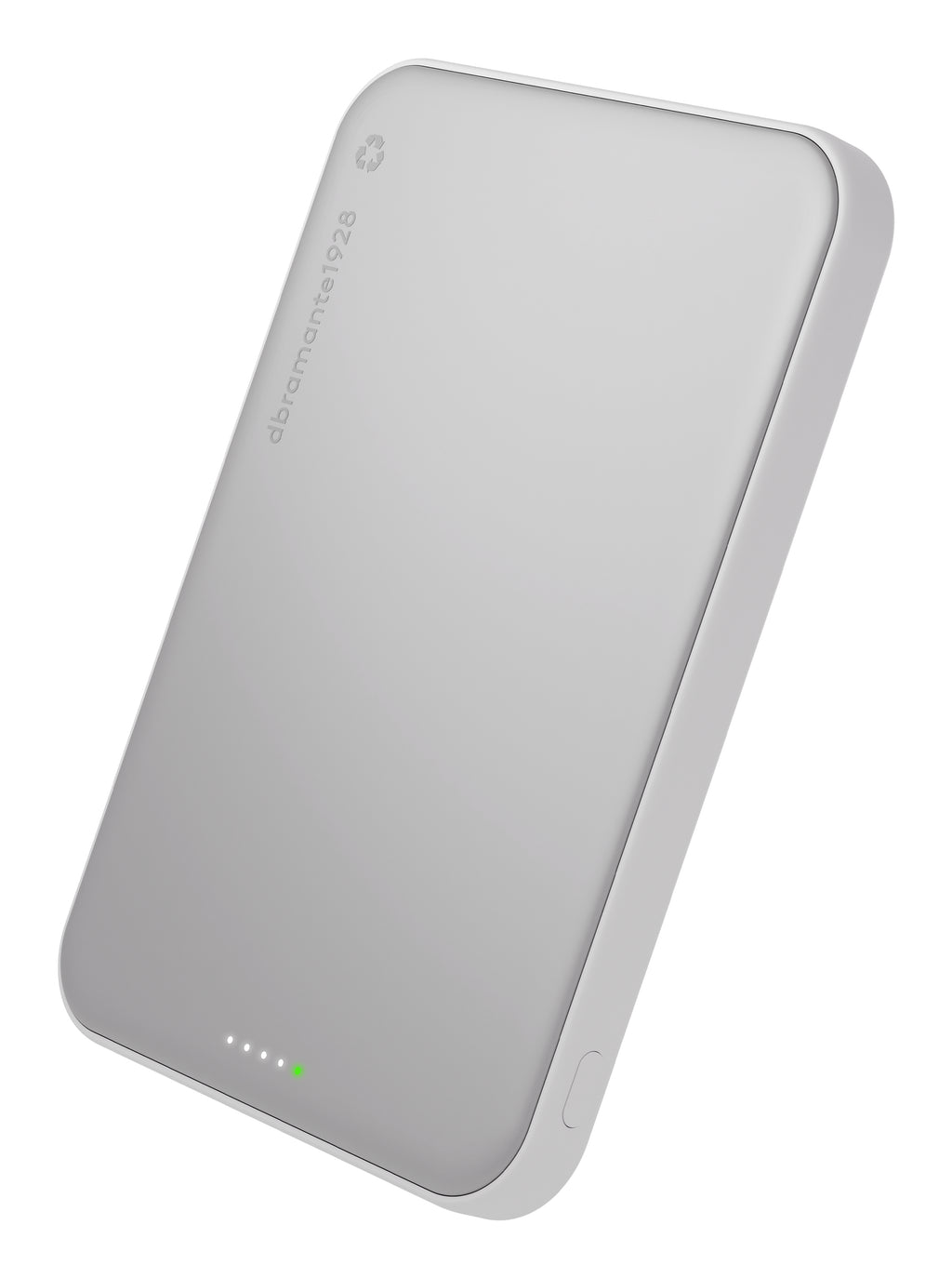 dbramante1928 CP05ACWH7273 banque d'alimentation électrique 5000 mAh Recharge sans fil Aluminium