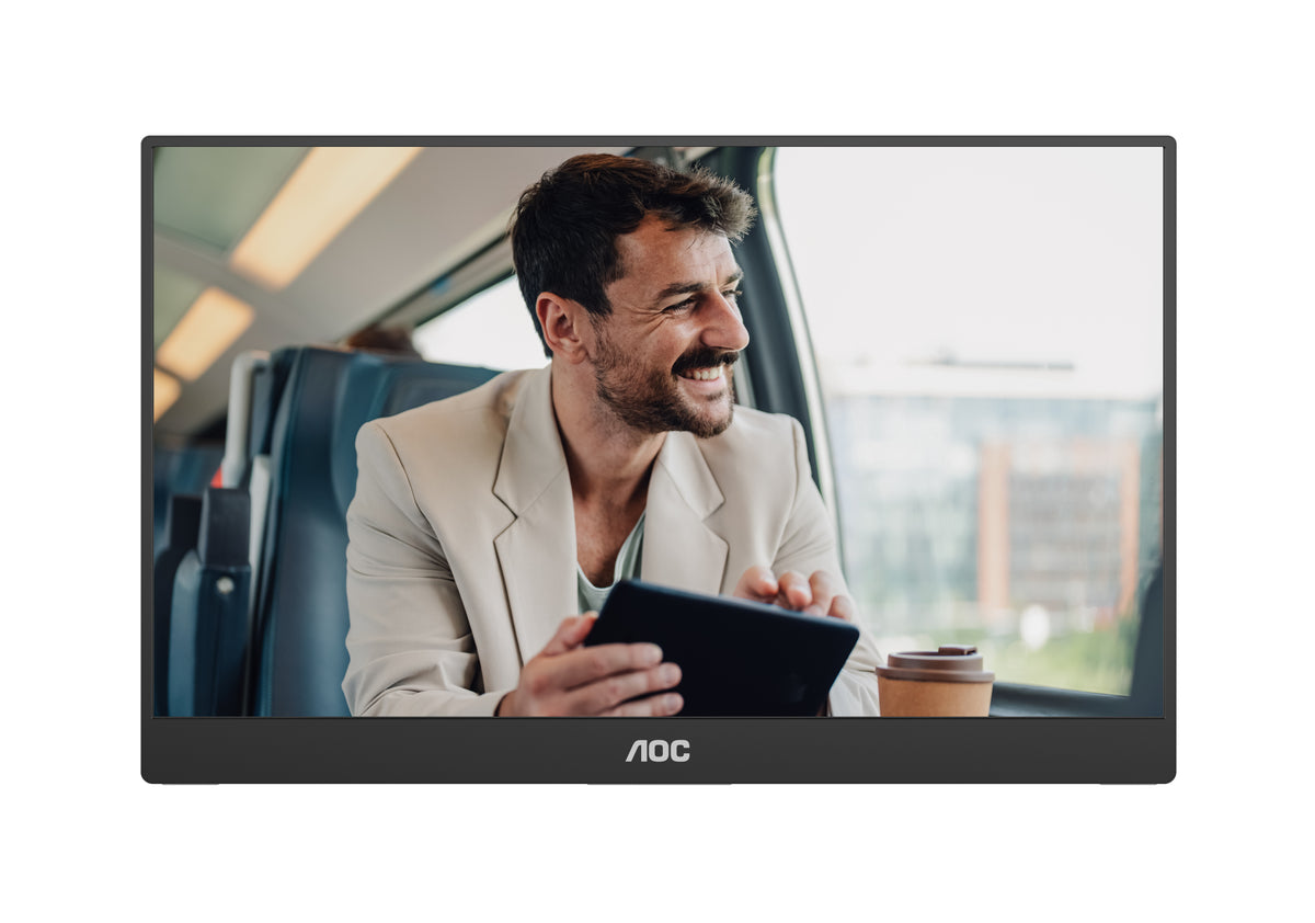 AOC 16T20E2 Bærbart tv og skærm Bærbar skærm Sort 39,6 cm (15.6) LED 1920 x 1080 pixel - vue 5