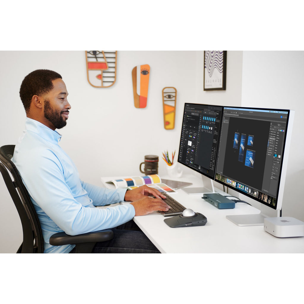 Kensington K75408PN clavier RF sans fil + Bluetooth Gris
