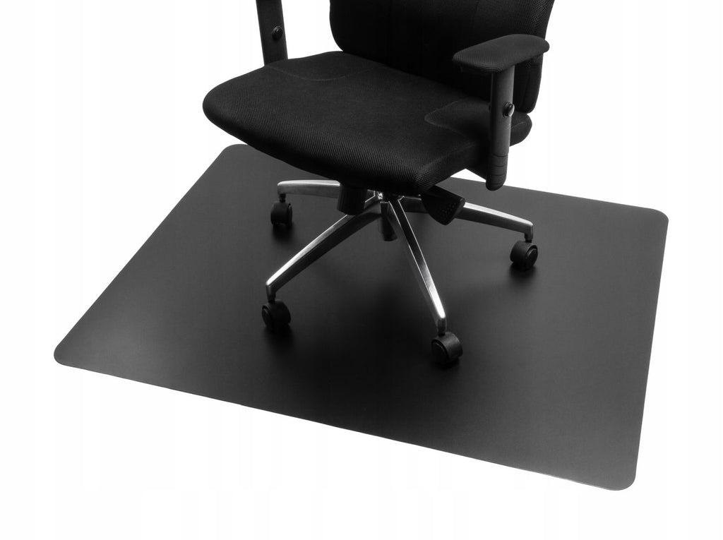 PODKŁADKA MATA OCHRONNA POD FOTEL KRZESŁO BIUROWE CZARNA 140x100 cm 0.5 mm