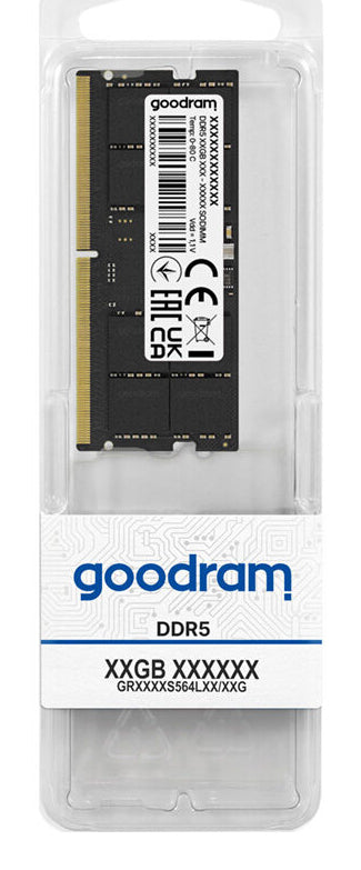 Goodram GR5600S564L46/32G module de mémoire 32 Go 1 x 32 Go DDR5 262-pin SO-DIMM