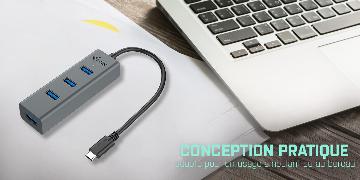 i-tec Metal USB-C HUB 4 Port