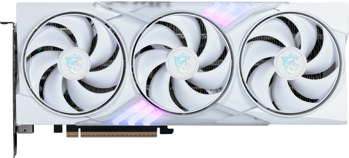 MSI GAMING GeForce RTX 5060 TI 16G TRIO OC WHITE NVIDIA 16 Go GDDR7 - vue 2