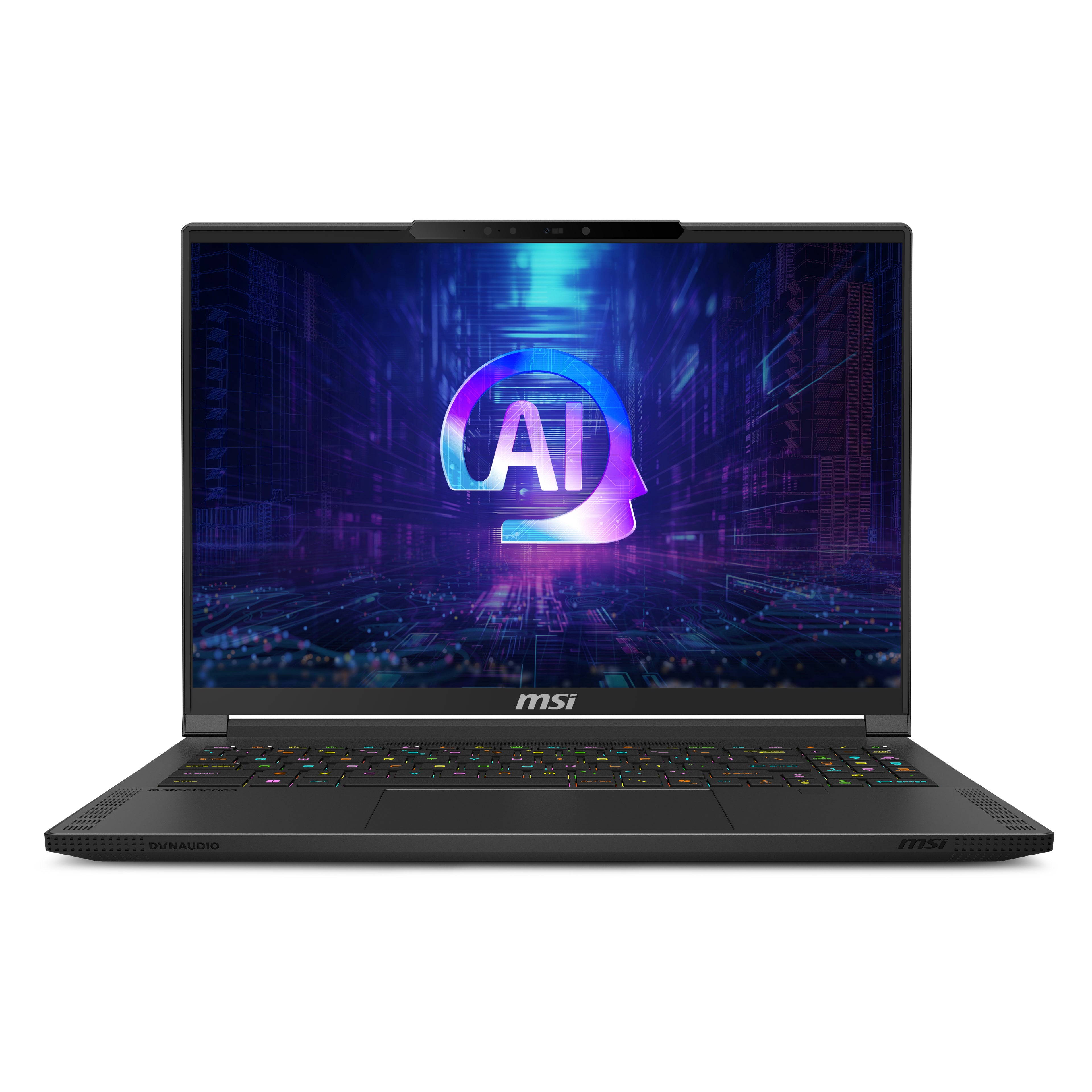 MSI Stealth A16 AI+ A3XWIG-043 AMD Ryzen AI 9 HX 370 Ordinateur portable 40,6 cm (16") Quad HD+ 32 Go LPDDR5x-SDRAM 2 To SSD NVIDIA GeForce RTX 5080 Wi-Fi 7 (802.11be) Windows 11 Home Noir