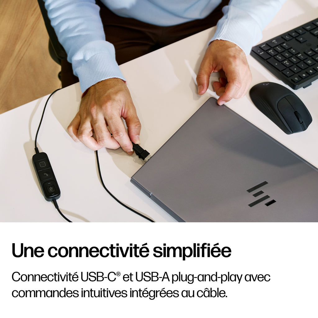 HP Poly Micro-casque filaire USB binaural Mission 425