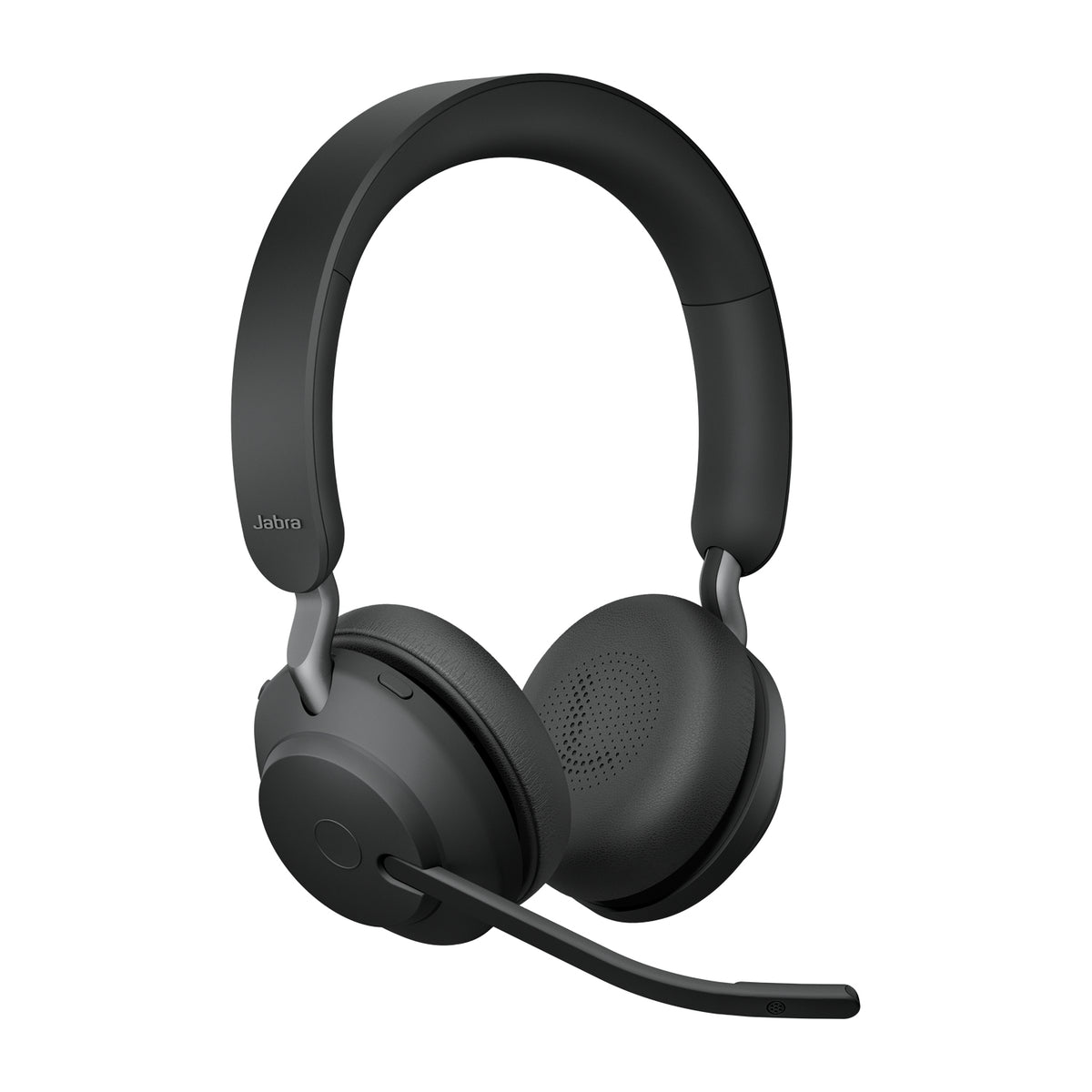 Jabra Evolve2 65 Casque Sans Fil Bluetooth avec Socle de Chargement, USB Type-C, Noir