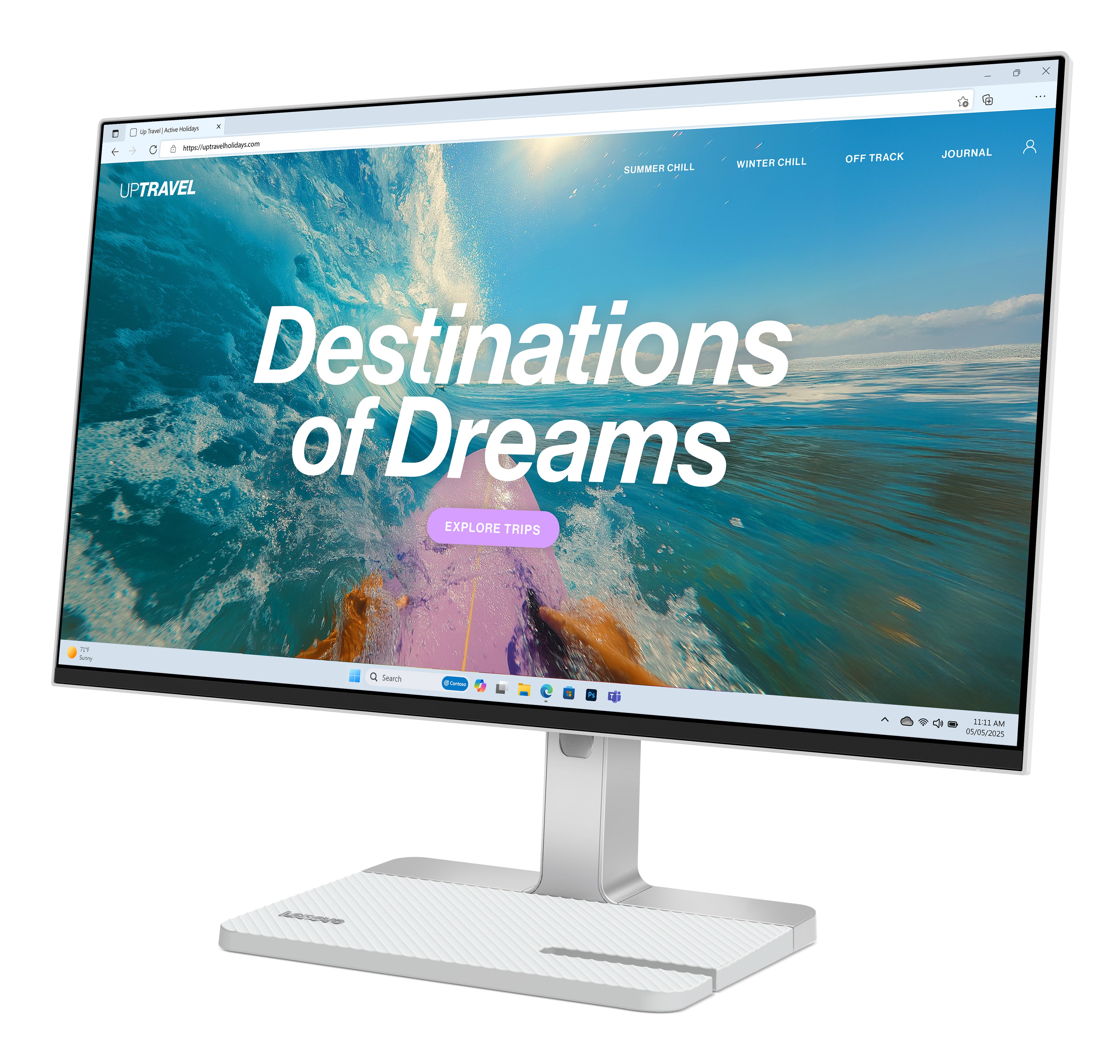 Lenovo L24D-4C écran plat de PC 60,5 cm (23.8") 1920 x 1080 pixels Full HD LCD Gris