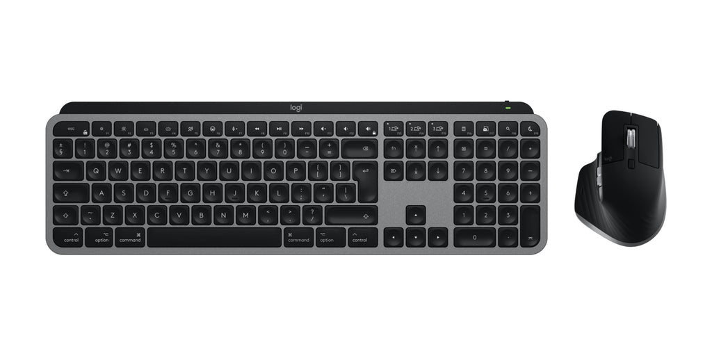 Logitech Master Series MX Keys S Combo for Mac, Ensemble Clavier et Souris Sans Fil, Layout US International