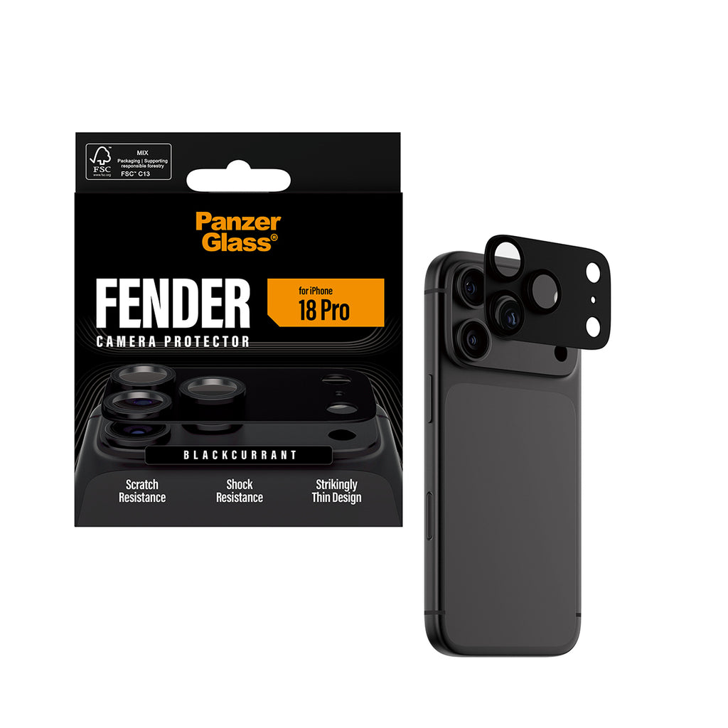 PanzerGlass ® Fender Camera Lens Protector Blackcurrant iPhone 2026 Pro Protection d'écran transparent 1 pièce(s) - vue 5