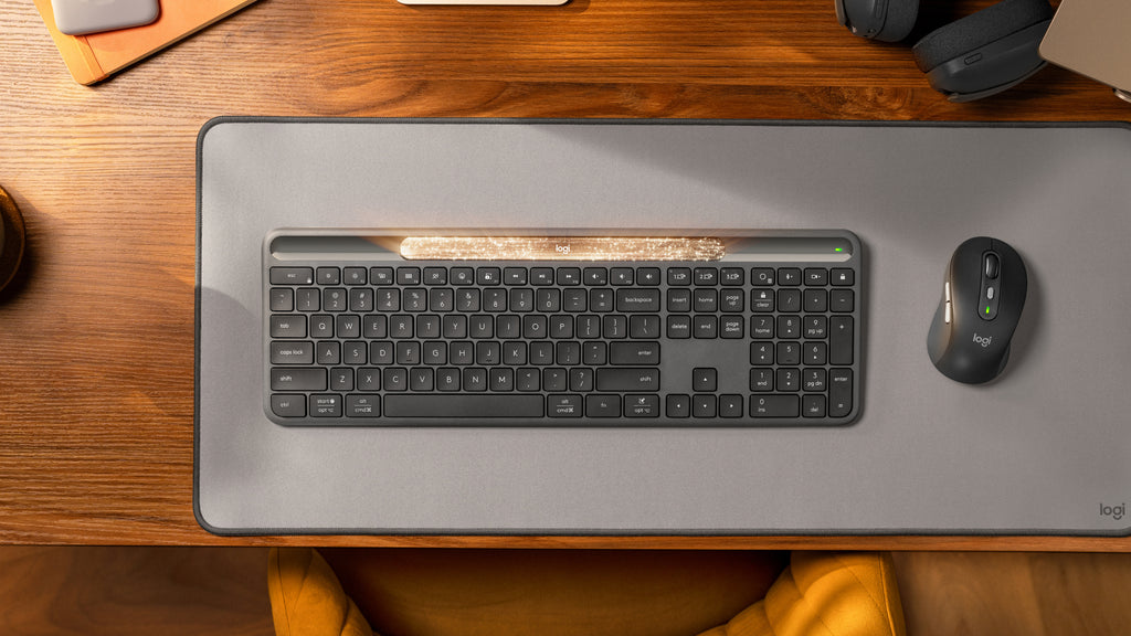 Logitech Signature Slim Solar+ K980 Clavier Sans Fil, Graphite