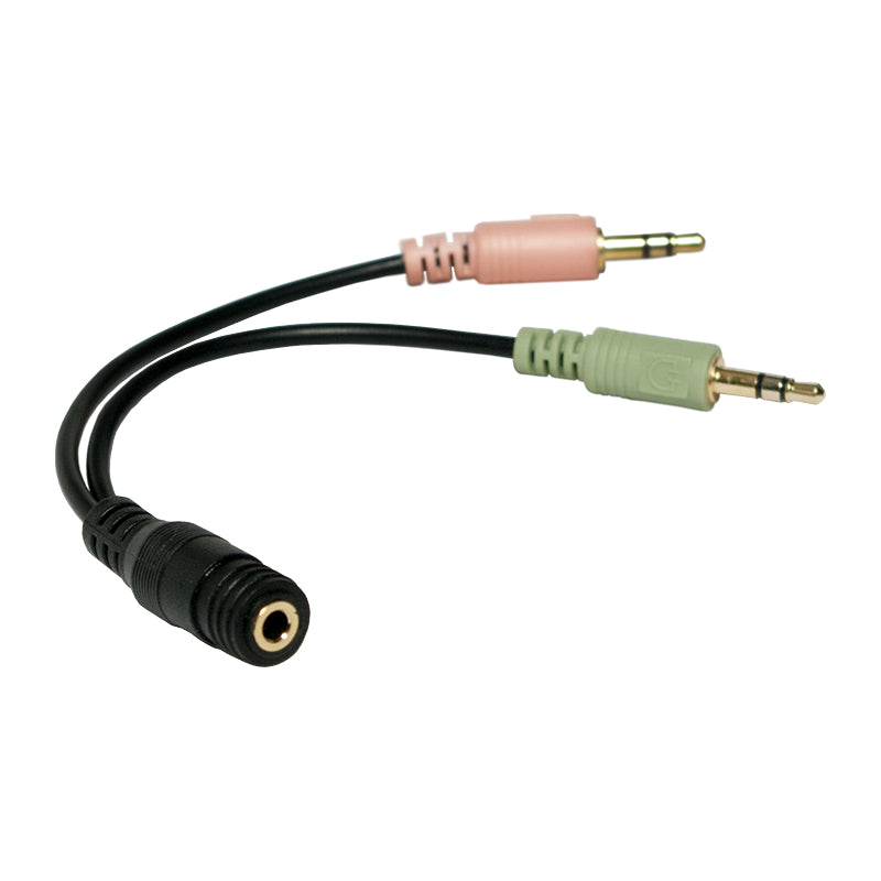 LogiLink CA0020 câble audio 0,15 m 3,5mm 2 x 3.5mm Noir - vue 2