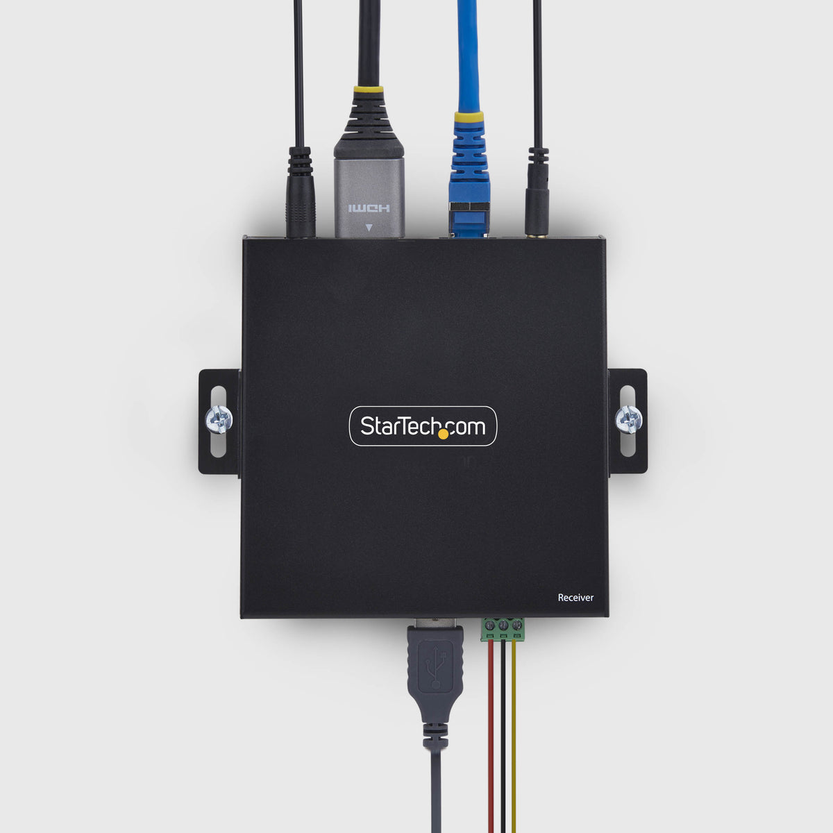 StarTech.com Récepteur HDMI KVM sur IP Série IH2006, 4K 60Hz, AVoIP, Kit de Montage Inclus