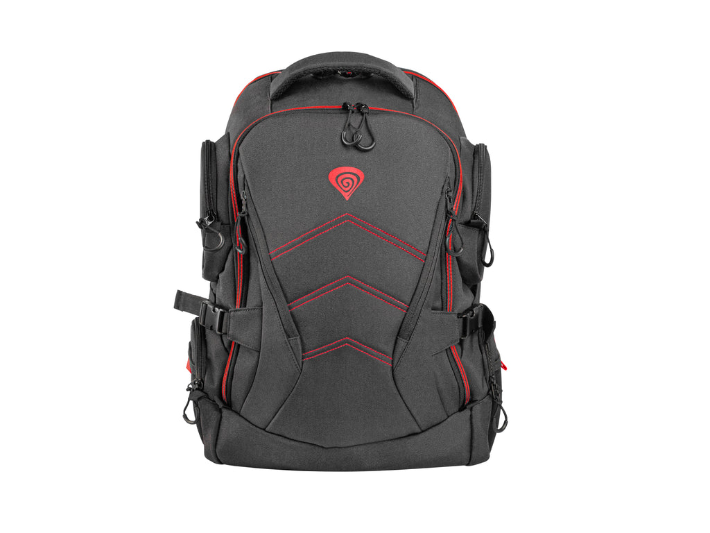 GENESIS Pallad 550 43,9 cm (17.3") Sac à dos Noir, Rouge