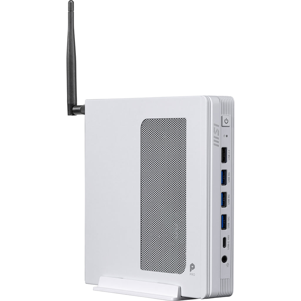 MSI PRO DP10 A14MG-007BEU PC/poste de travail Intel® Pentium® Gold G7400 1,1L mini PC Mini PC type barebone Blanc