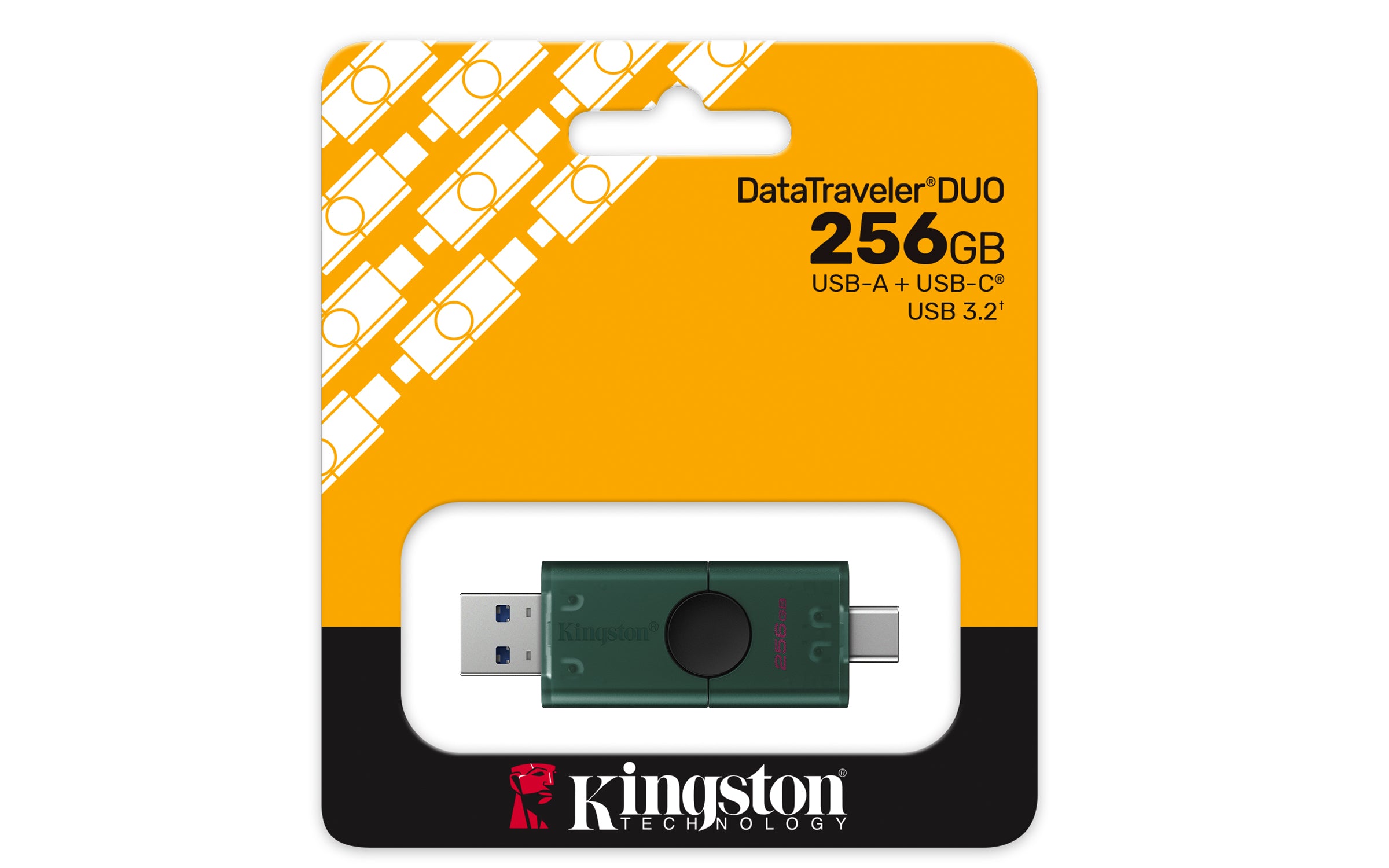 Kingston Technology DataTraveler 256 Go USB-A + USB-C 3.2 Gen 1 DuoG2