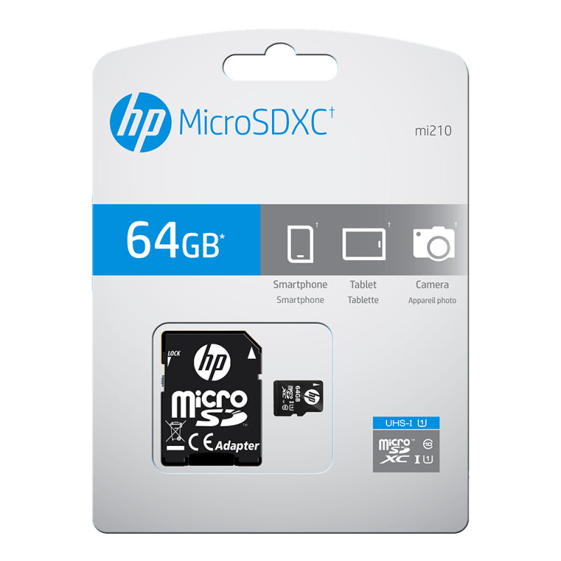 HP SDU64GBXC10HP-EF mémoire flash 64 Go MicroSDXC UHS-I Classe 10 - vue 4
