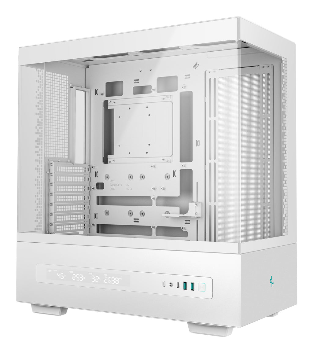 DeepCool CH690 DIGITAL Boîtier PC Tour ATX, Blanc