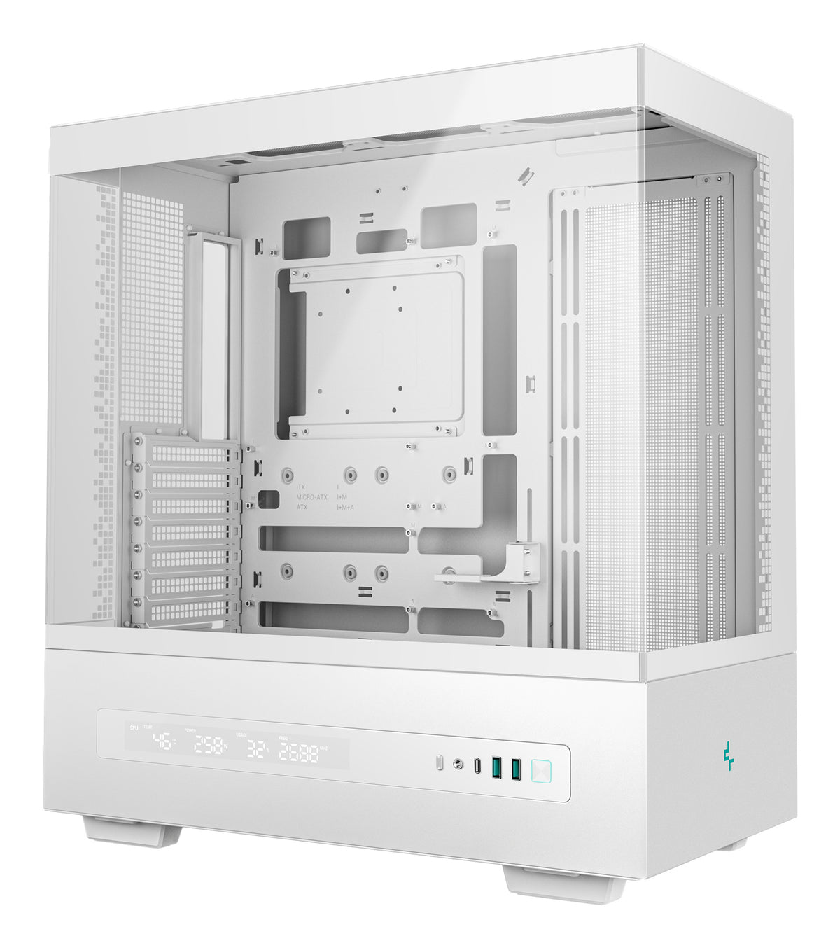 DeepCool CH690 DIGITAL Boîtier PC Tour ATX, Blanc