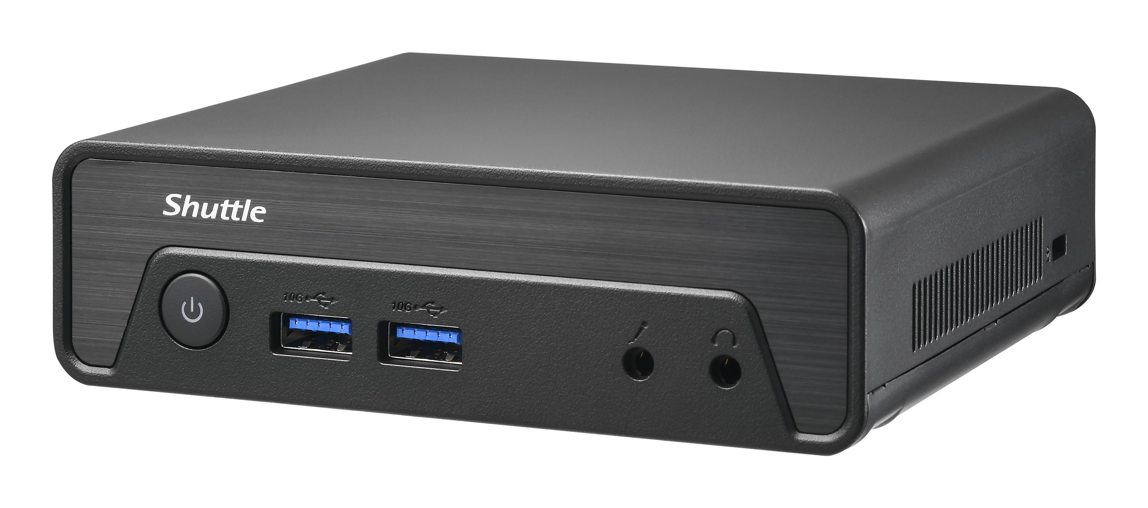 Shuttle Shuttle Nano PC NE1010BA, Windows 11 Pro,Intel N 100, 8GB DDR4, 128GB M.2, 1x HDMI, 1x DP, 6x USB, 1x LAN, FANLESS, 24/7, VESA