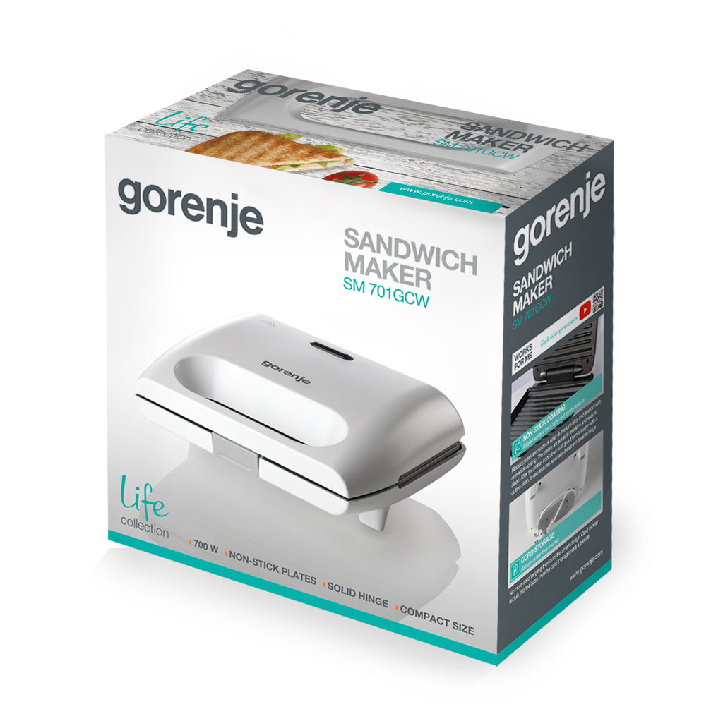 Gorenje SM701GCW Gril de contact - vue 5