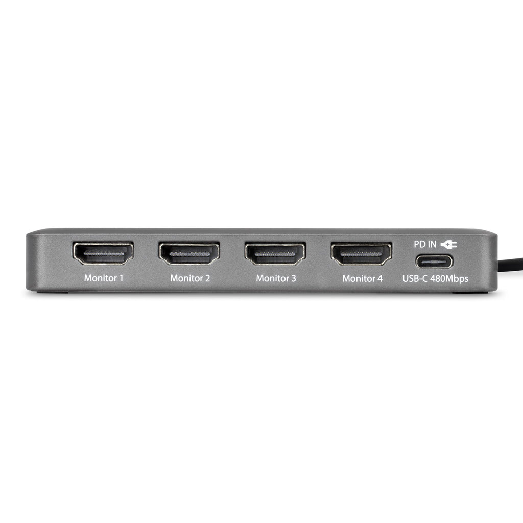 StarTech.com QUAD-USB-HDMI-ADAPT station d'accueil Avec fil USB 3.2 Gen 1 (3.1 Gen 1) Type-C Gris - vue 6