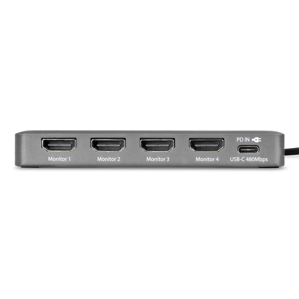 StarTech.com QUAD-USB-HDMI-ADAPT station d'accueil Avec fil USB 3.2 Gen 1 (3.1 Gen 1) Type-C Gris - vue 6