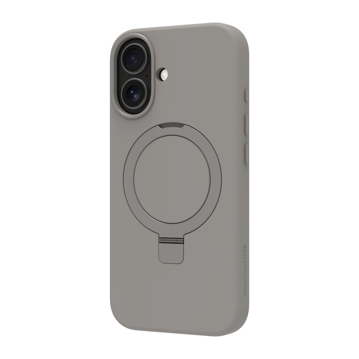 Coque de Protection Roskilde MS Kick ICON pour iPhone 17, Housse avec Support de Bureau, Gris