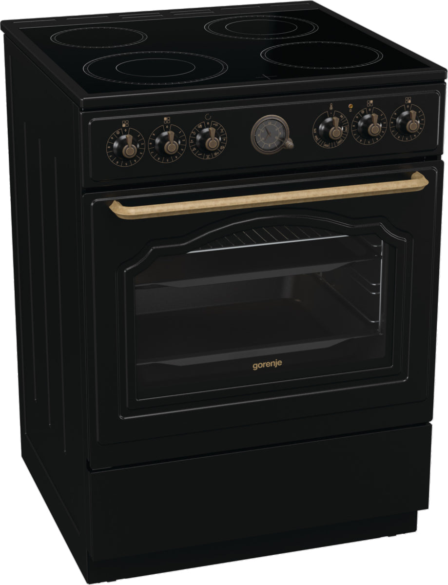 Gorenje GECS6B71CLB Cuisinière Electrique Céramique Noir