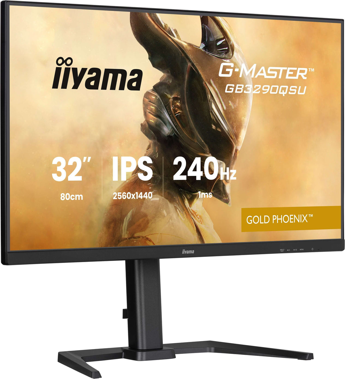 iiyama G-MASTER GB3290QSU-B1 écran plat de PC 80 cm (31.5") 2560 x 1440 pixels Quad HD LED Noir