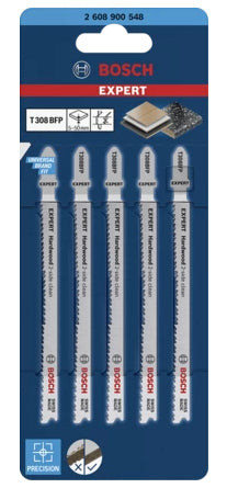 Bosch Bosch T 308 BFP Lames de scie sauteuse Bimétal 5 pièce(s)