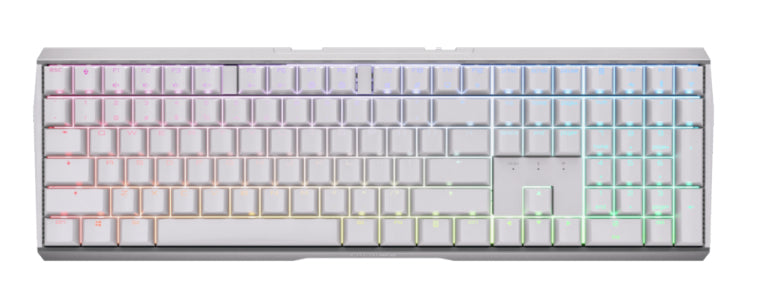 CHERRY MX 3.0S Wireless clavier Gaming RF sans fil + Bluetooth QWERTZ Allemand Blanc