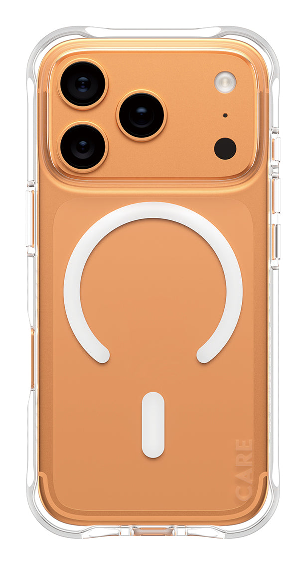 PanzerGlass CARE Samba Case Transparent avec MagSafe pour iPhone 17 Pro